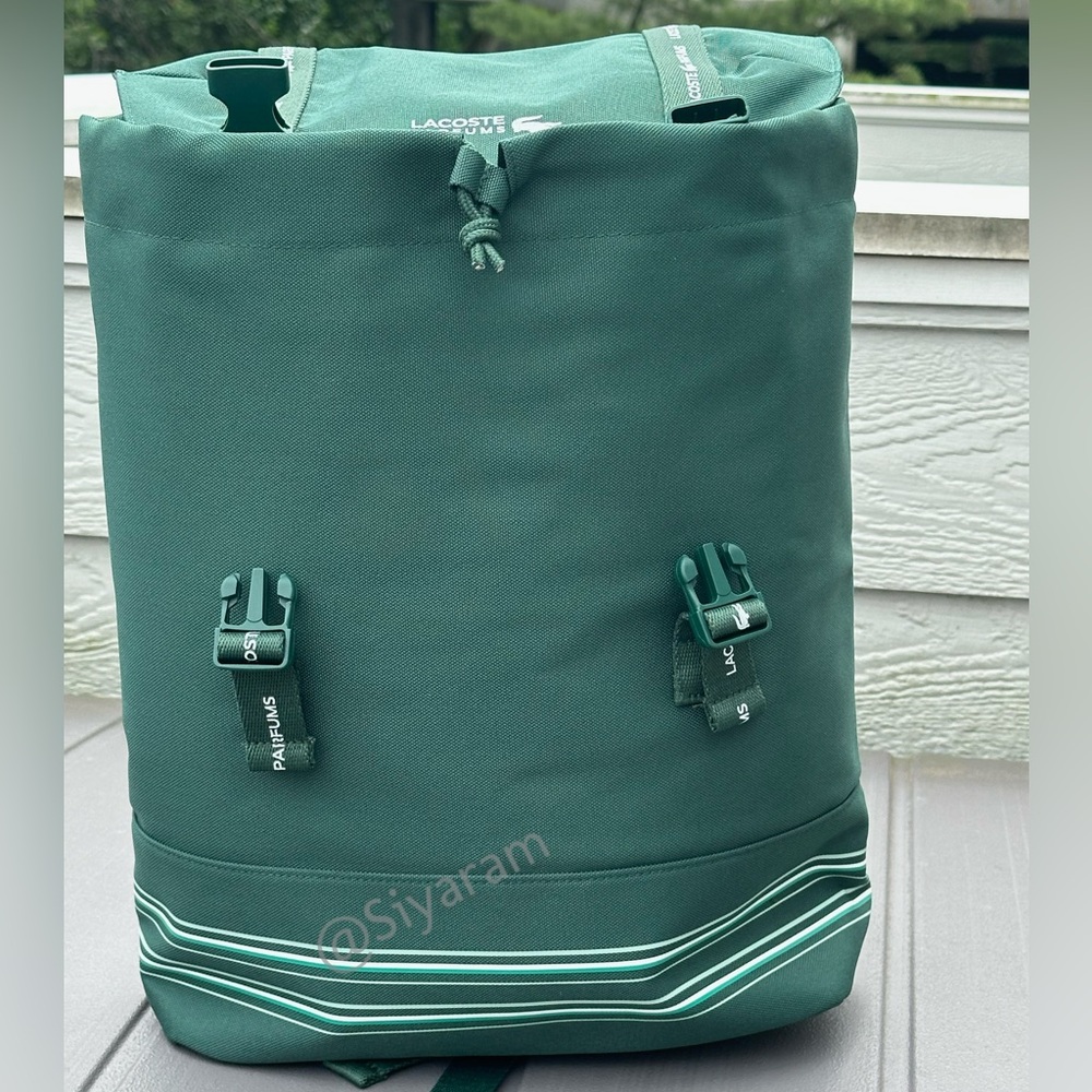 Lacoste Green Backpack unisex - Picture 5 of 6